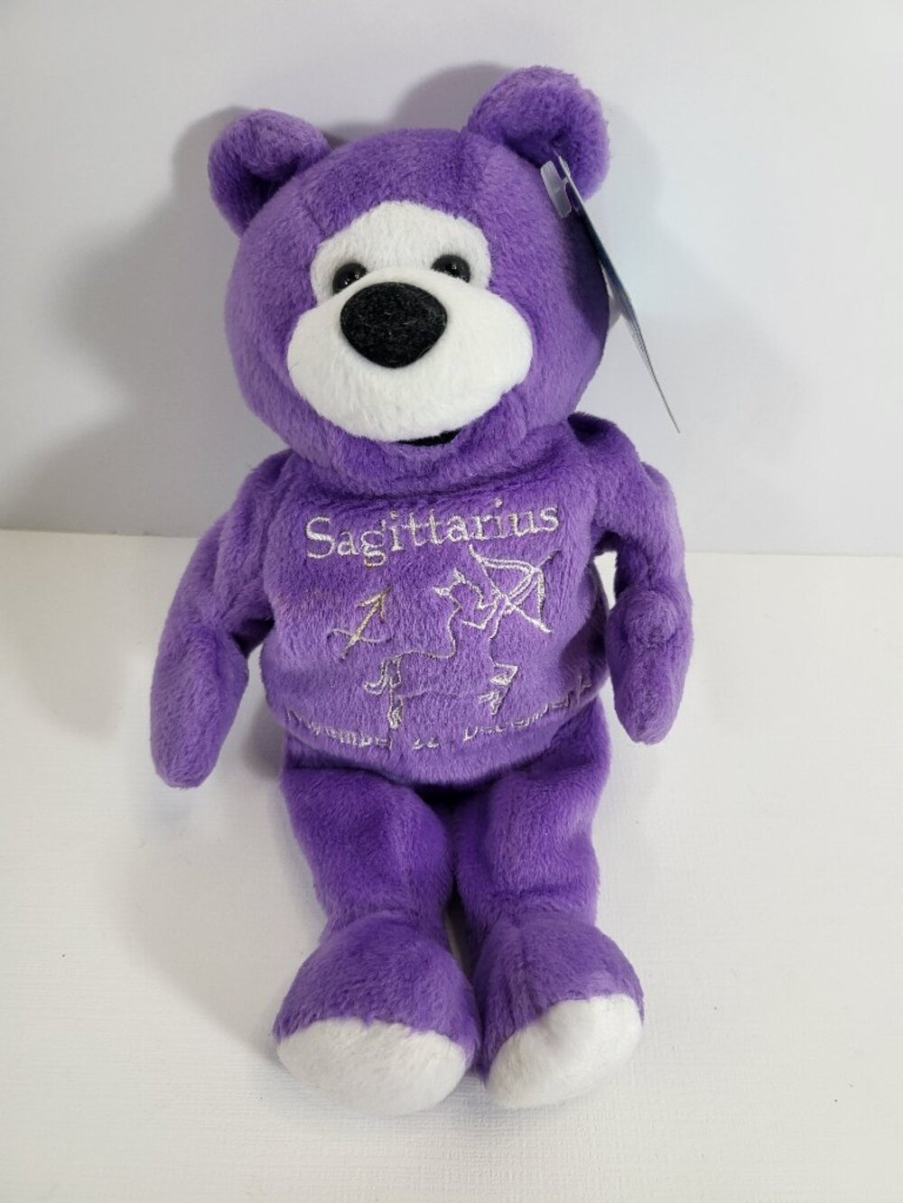 Vintage 1999 Mystical Treasures Sagittarius Zodiac‎ Bear - LOW SERIAL #00696 NWT